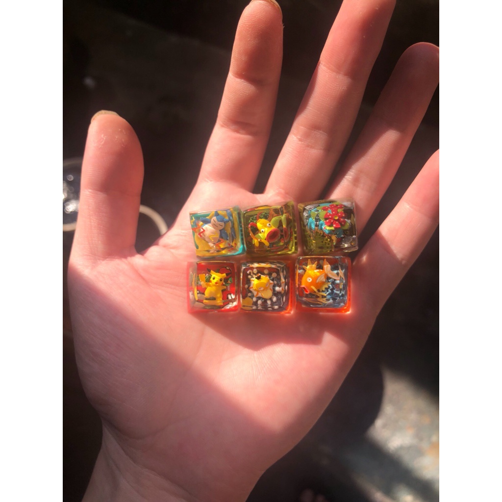 Bàn Phím Cơ Gaming Artisan Pokemon Bằng Nhựa Resin Tùy Chỉnh Cá Tính