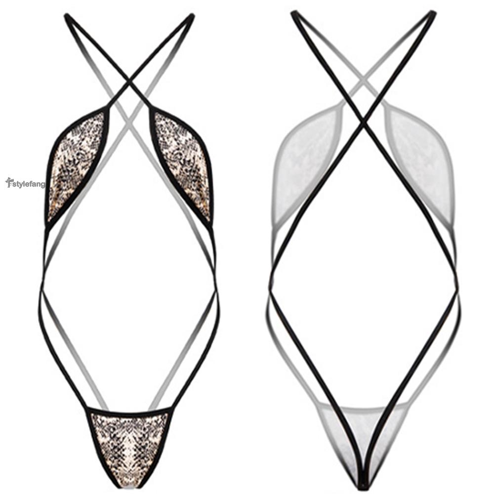 Bộ Đồ Bơi Bikini Họa Tiết Da Rắn Quyến Rũ Cho Nữ