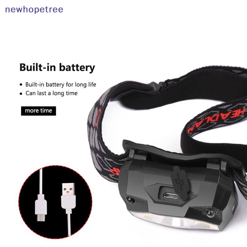 Đèn Pin LED COB 8 Chế Độ Có Cảm Biến Chuyển Động Tiện Dụng Chất Lượng Cao