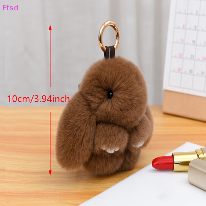 {Ffsd} Móc Khóa Thỏ Nhồi Bông Mini 10CM Dễ Thương Trang Sức Tiệc Cưới Cho Nữ