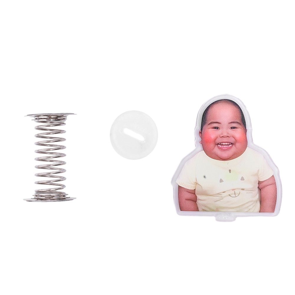 Thẻ Xích Đu / Tatan Lò Xo Nén Vui Nhộn Bằng Acrylic Sáng Tạo Trang Trí Bàn Làm Việc