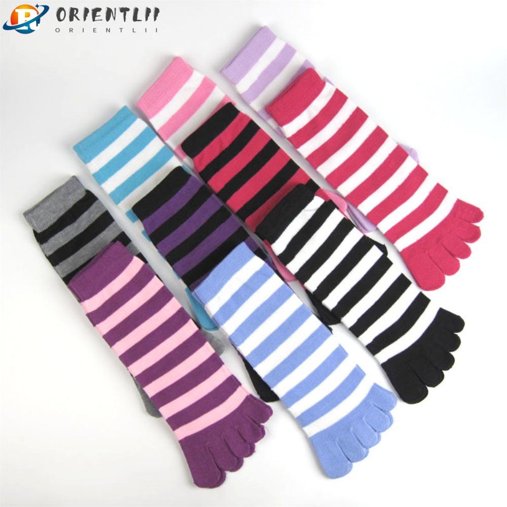 Bộ 3 / 6 Đôi Dép Đi Trong Nhà Họa Tiết Kẻ Sọc Nhiều Màu Sắc Thời Trang Cho Nữ