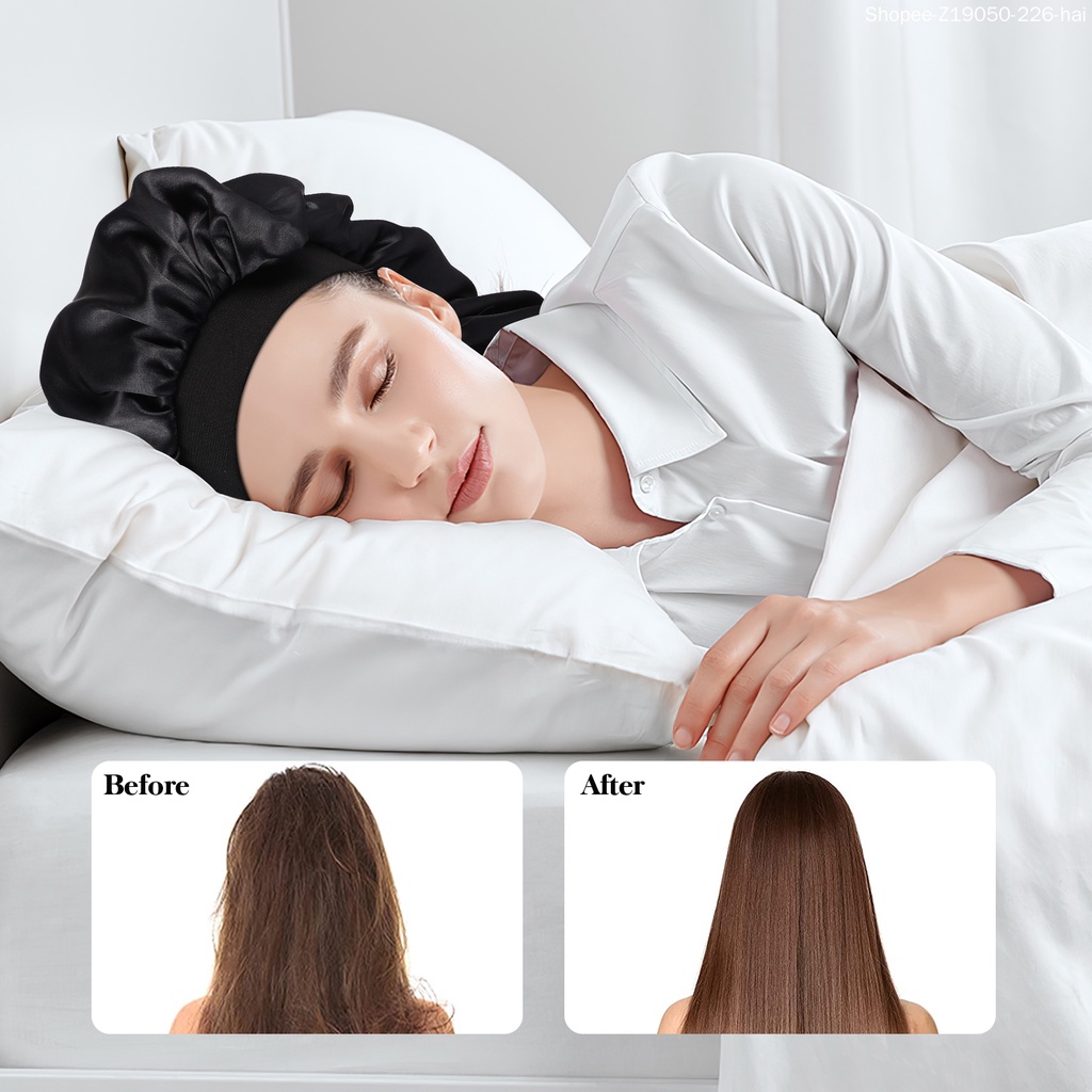 Bộ 3 Mũ Turban Vải Satin Mềm Mại Thời Trang