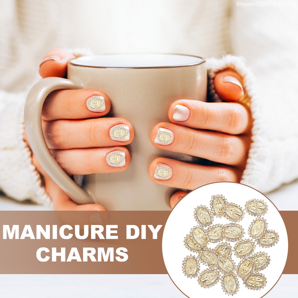 Bộ 20 HạT ĐíNh Trang Trí MóNg 1.1x0.9cm