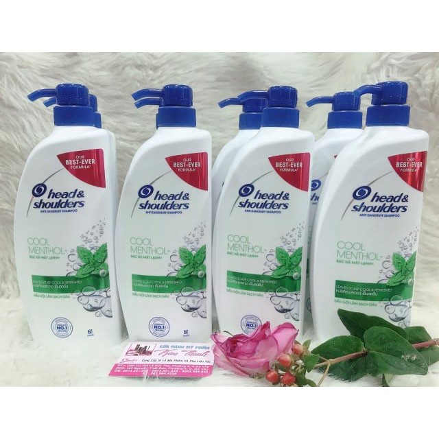 Dầu gội Head & Shoulder Chai 850ml mát lạnh sạch gàu