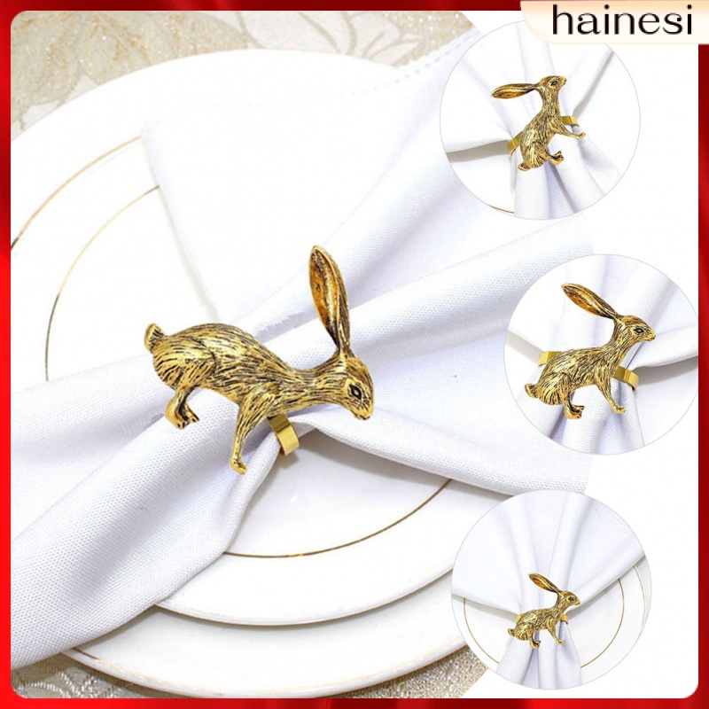 Adorno Para Mesa De Giá Đỡ Khăn Ăn Nhẫn Hình Thỏ Phục Sinh Cho Tiệc Cưới
