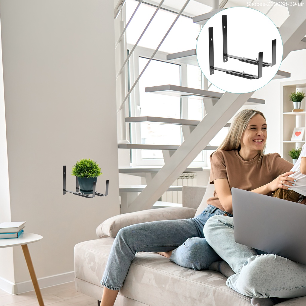 Set 2 Giá Treo Cửa Sổ Bằng Kim Loại Tiện Dụng