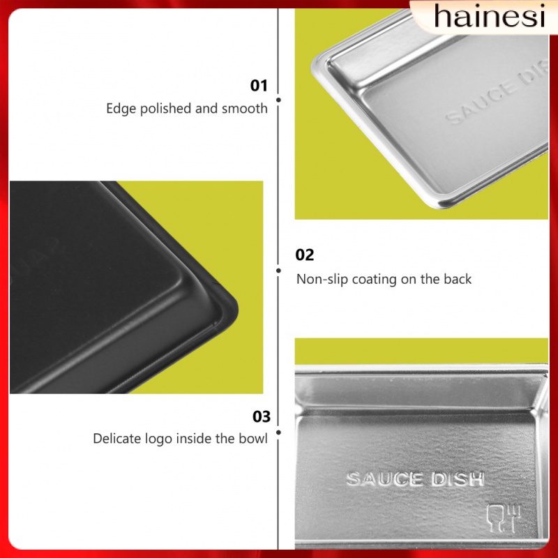 Set 100 Chén Sứ Hình Chữ Nhật Đựng Nước Chấm Dùng Một Lần Tiện Dụng