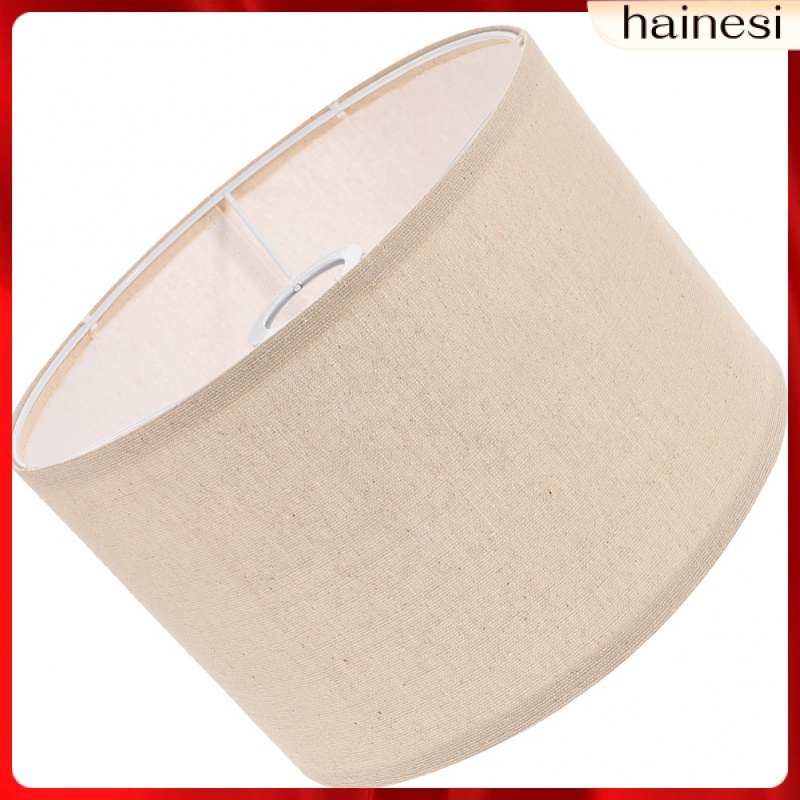 Chụp Đèn Bằng Vải Lanh Màu Đen Phong Cách Vintage Trang Trí Nhà Cửa