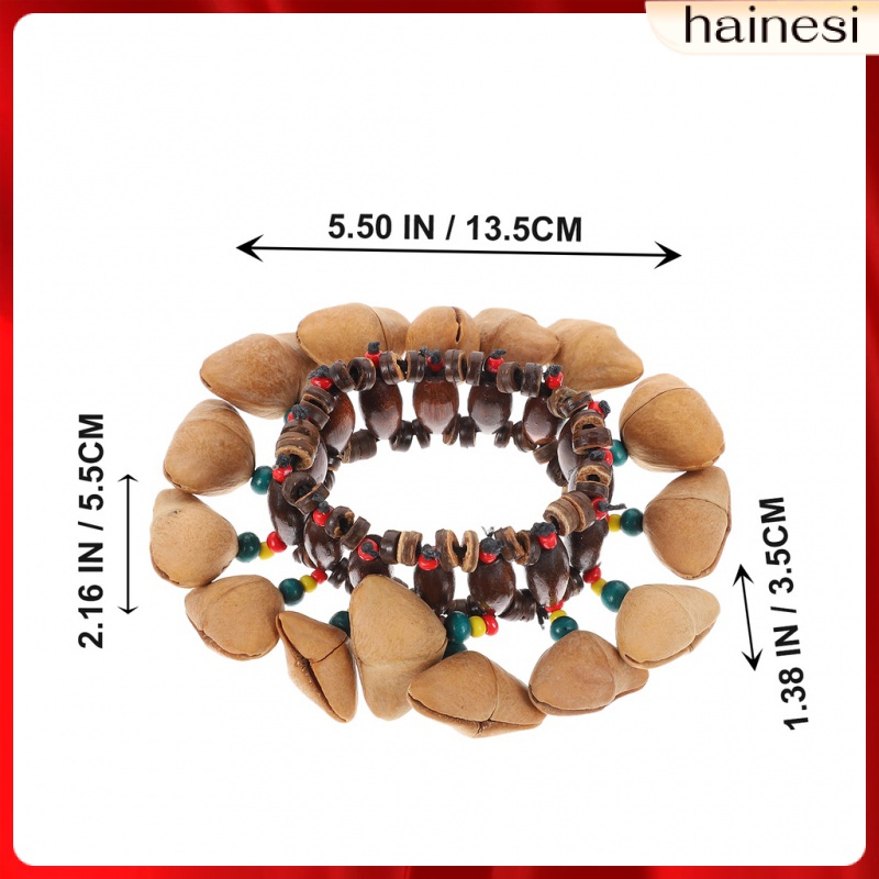 Vòng Tay Vỏ Sò Bằng Gỗ Độc Đáo Cho Bé