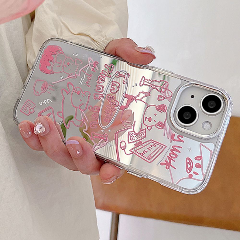 Ốp Điện Thoại TPU Mềm Chống Dấu Vân Tay Chống Rơi Họa Tiết Graffiti Cho IPhone 14 Pro Max 13 12 11 Pro Max