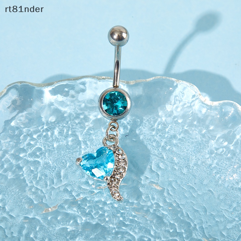 Rt Khuyên Rốn Dạng Thanh Tạ Đính Đá Zircon Gợi Cảm Chất Lượng Cao Cho Nữ n