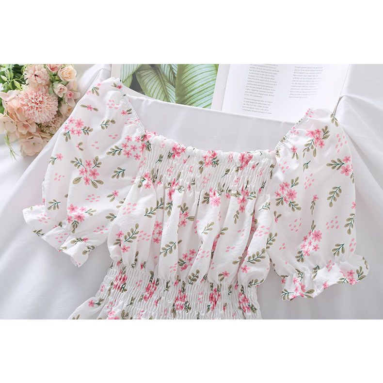 Áo Sơ Mi Nữ Viền Hoa Dáng Ôm Thời Trang Mùa Hè Mới