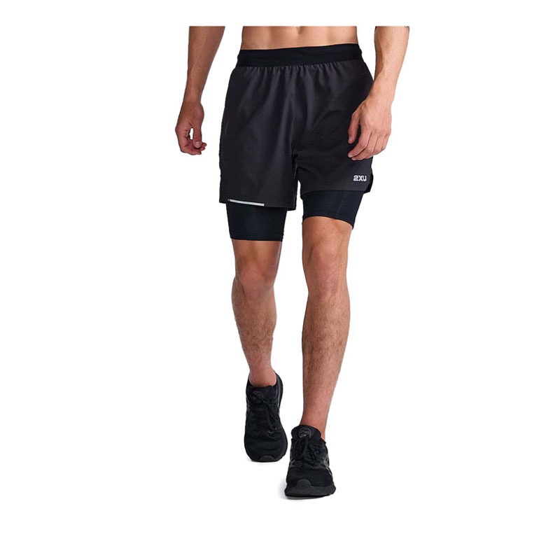 Quần Ngắn 2Xu AERO 2IN1 5inch - Black