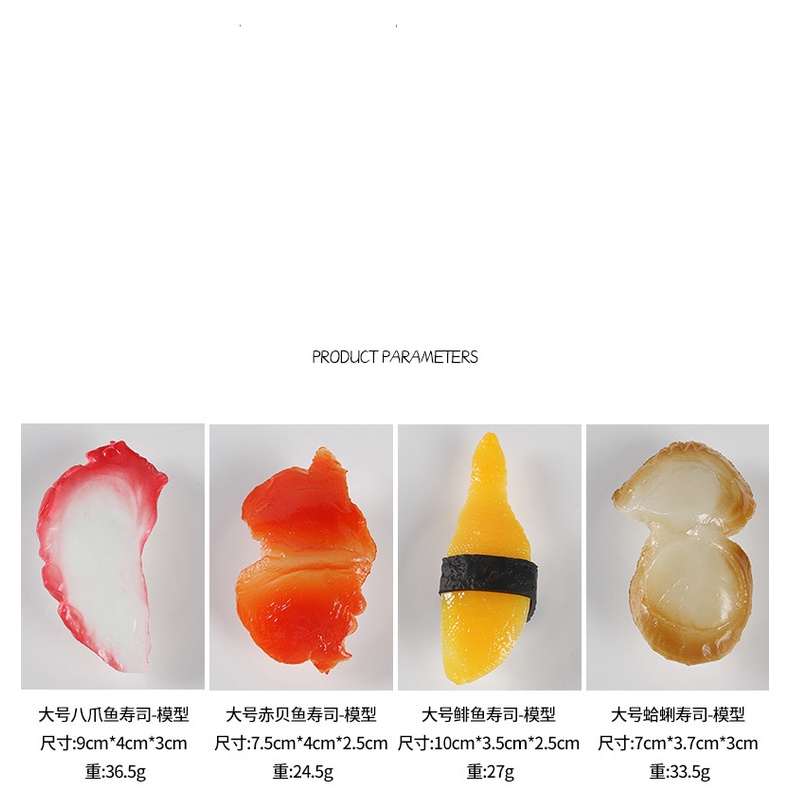 Mô Hình Cơm Nắm Sushi Cá Hồi Nhật Bản Dùng Trang Trí