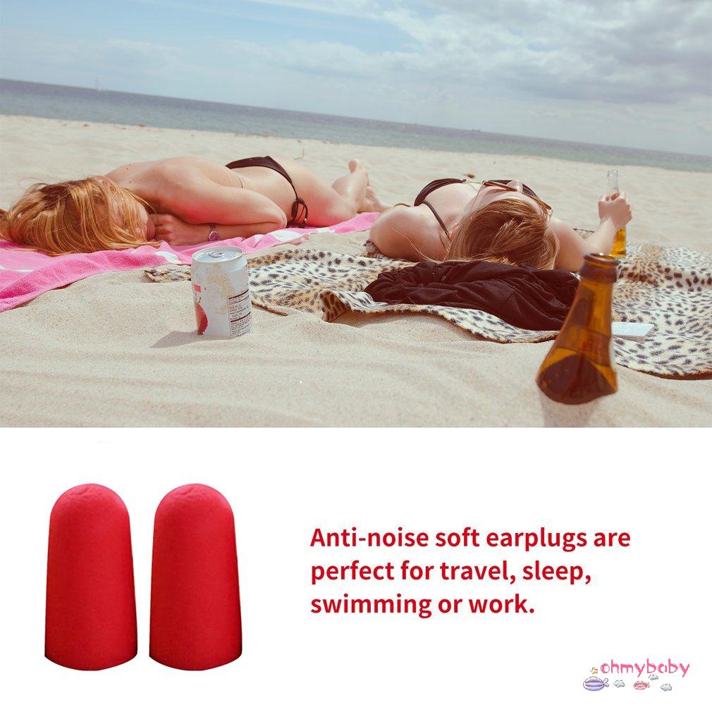 [InStock] 1 Cặp Nút Tai Mềm Uncorded Xốp Dùng Một Lần Giảm Tiếng Ồn 3M Phục Hồi Bảo Vệ Cắm [Z/5]