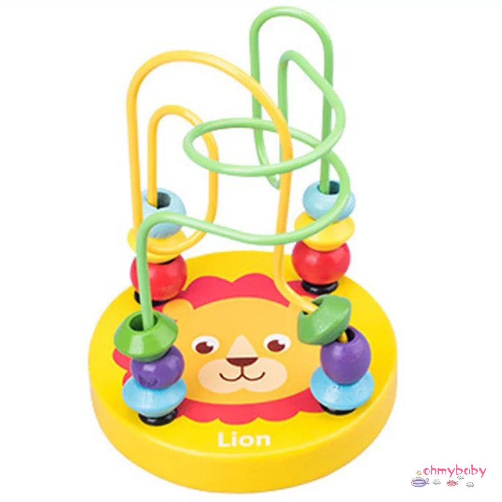 [OMB] Giáo Dục Toán Toyen Mini Vòng Tròn Đính Hạt Dây Mê Cung Tàu Lượn Bàn Tính Đồ Chơi Xếp Hình Cho Trẻ Em Bé Trai Gái Tặng [Z/10]