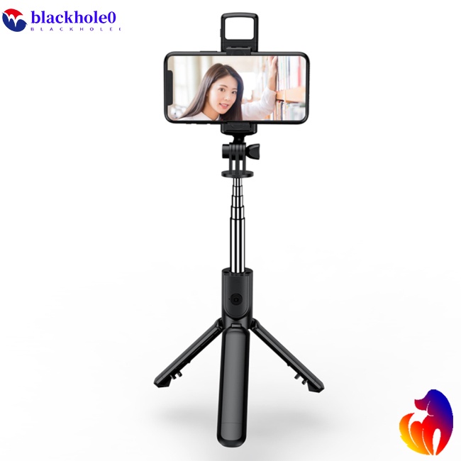 Gậy Chụp Ảnh Tự Sướng Bluetooth Không Dây Mini Có Thể Gập Lại Được Với Ánh Sáng Điều Khiển Từ Xa Tương Thích Vớ