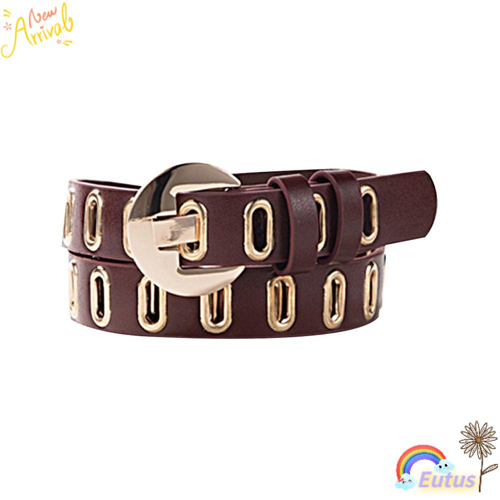 Thắt Lưng Da Bản To Phong Cách Gothic Punk Cổ Điển