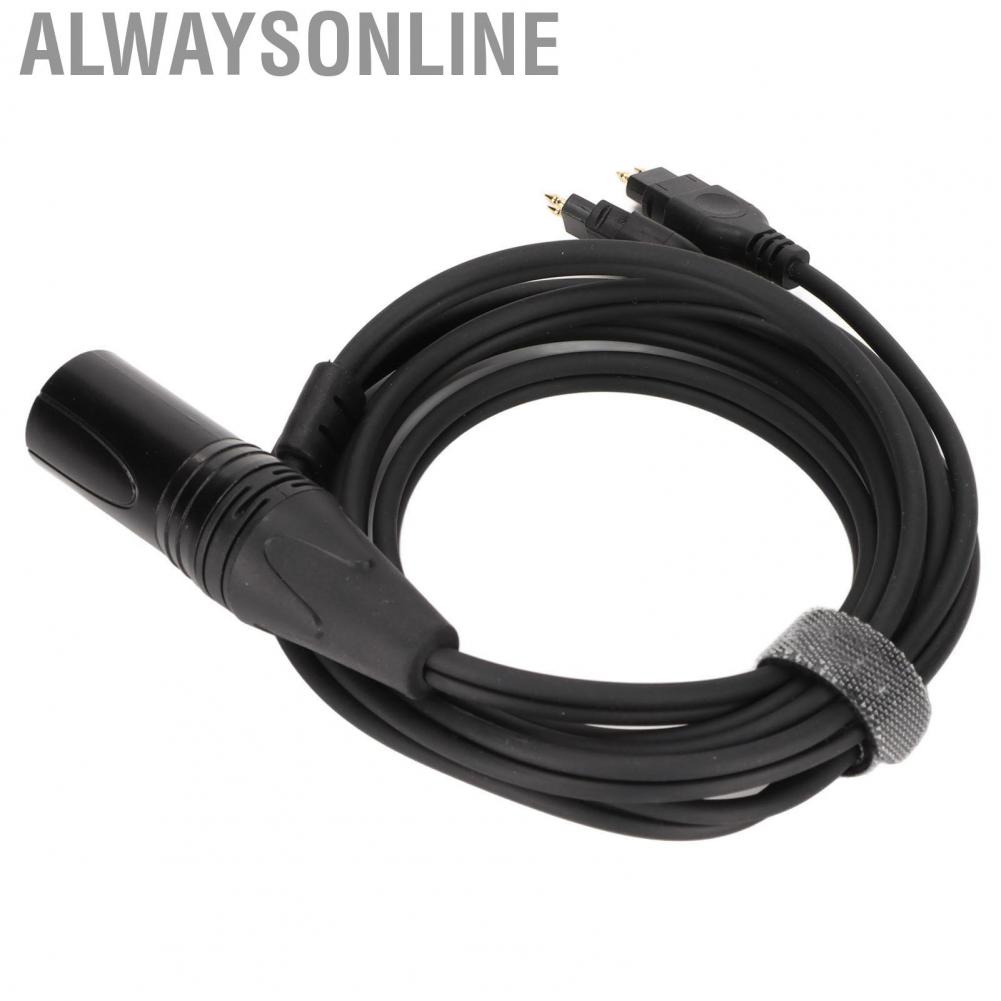 Alwaysonline HD650/600/580/660S/58X/565/545/535 Headphone Cable 4 Pin XLR Male