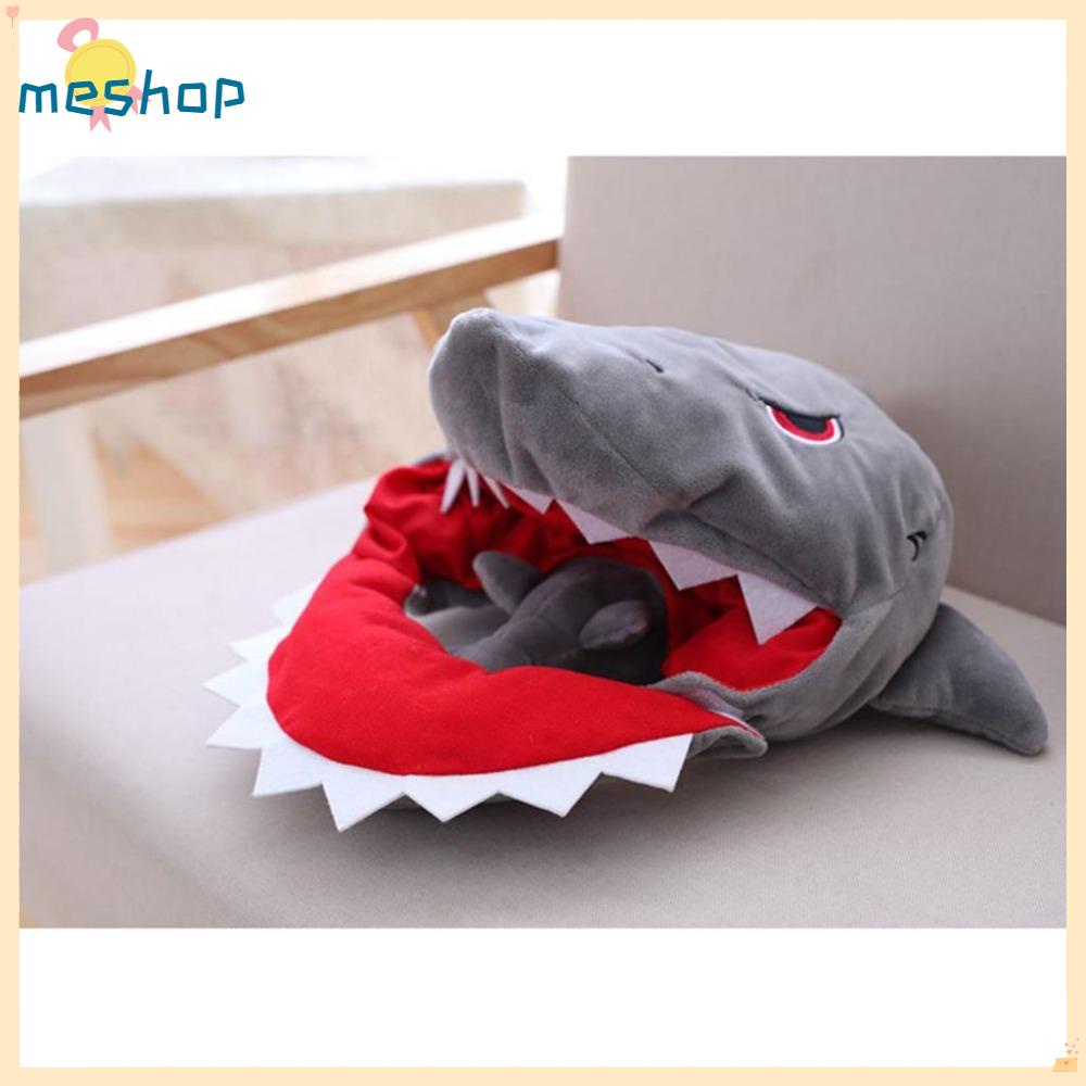 ME Vỏ Bọc Đầu Cá Mập Nhồi Bông Bằng Cotton Pp Dùng Làm Đạo Cụ Chụ