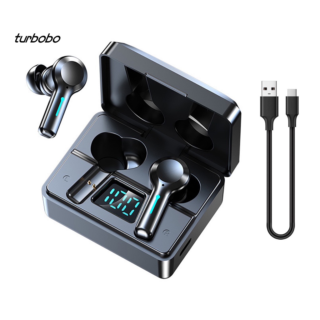 Tai Nghe Thể Thao Nhét Tai Không Dây Bluetooth M37 Chống Ồn Màn Hình LED Kỹ Thuật Số