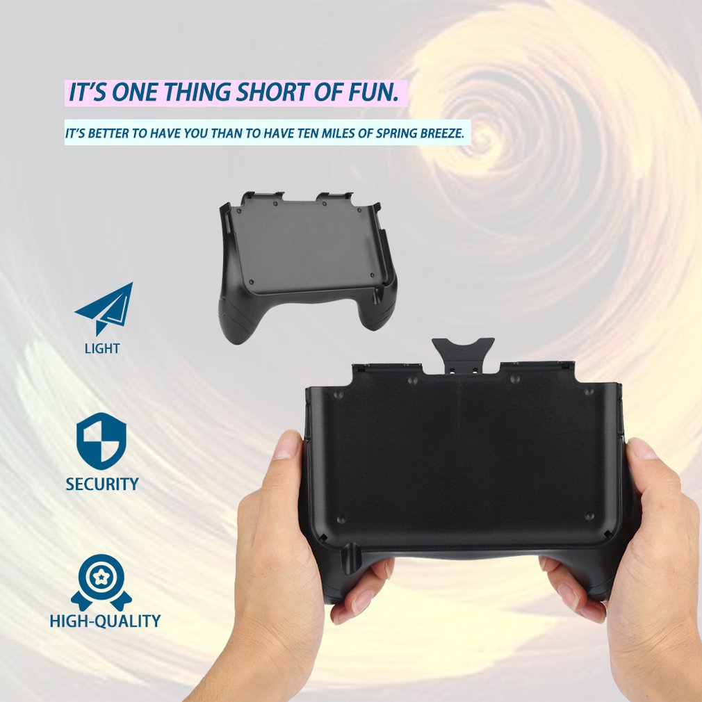 Game Controller Case Plastic Material Hand Grip Handle Stand For Nintend 3Ds Ll Xl New Black Joypad [Q/6]