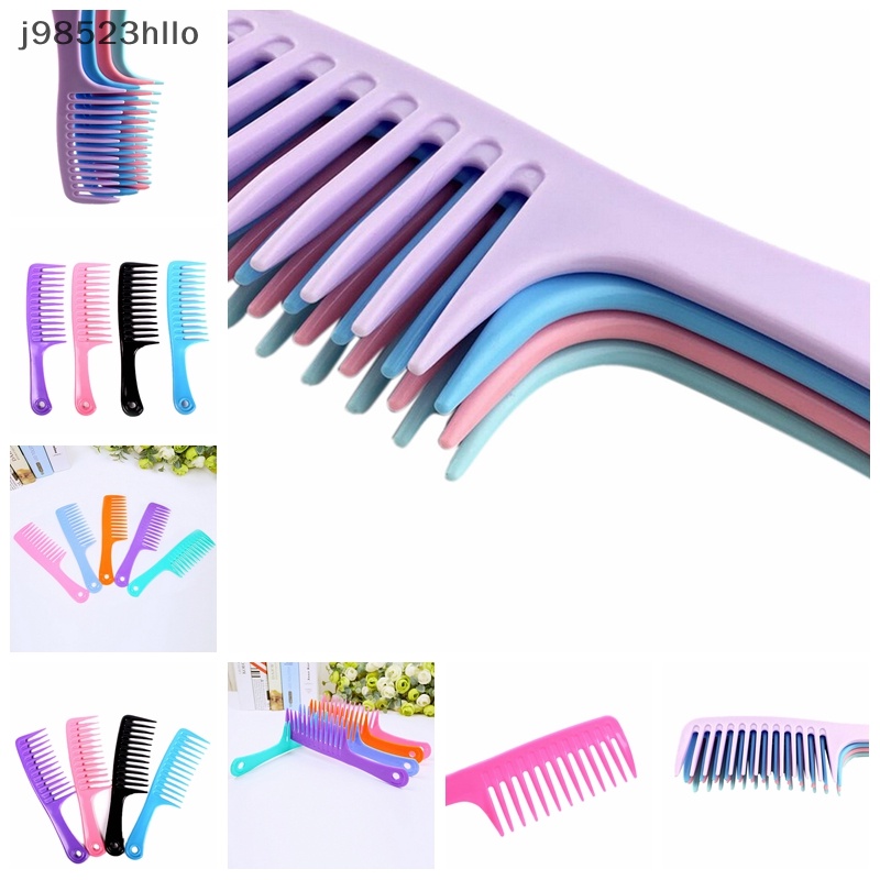 Salon làm tóc nhựa chống tĩnh điện xử lý rộng răng Tóc Lược Detangling