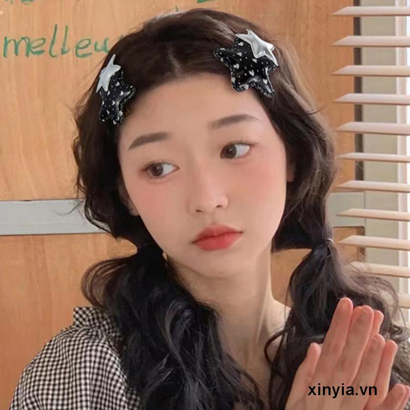 Kẹp TóC HìNh Ngôi Sao / TráI Tim NhiềU MàU Dễ Thương