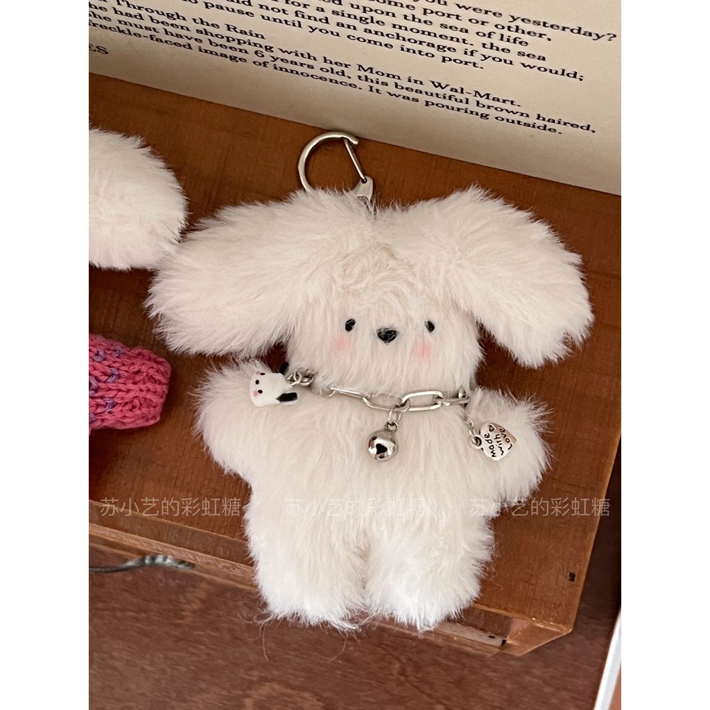 Móc Khóa Thỏ Nhồi Bông Dễ Thương