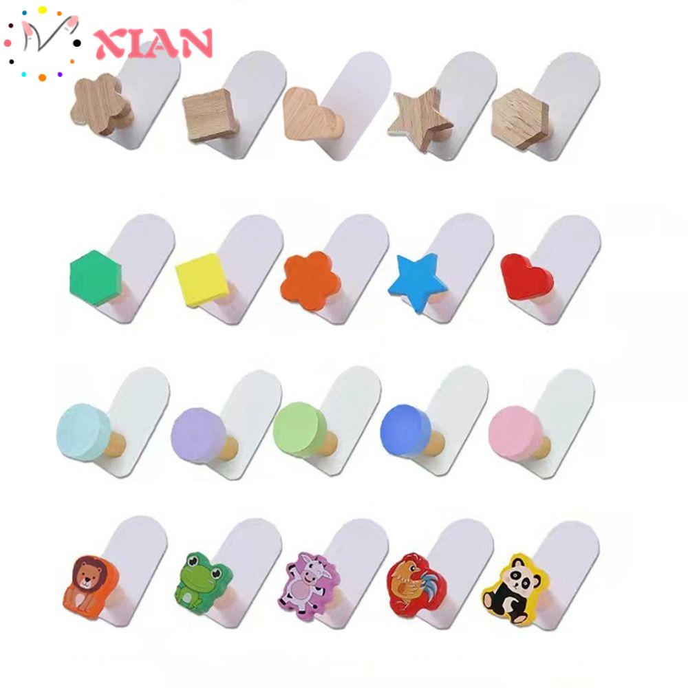 Móc Gỗ Treo Khăn Gắn Tường Không Cần Đục Lỗ Cho Nhà Bếp