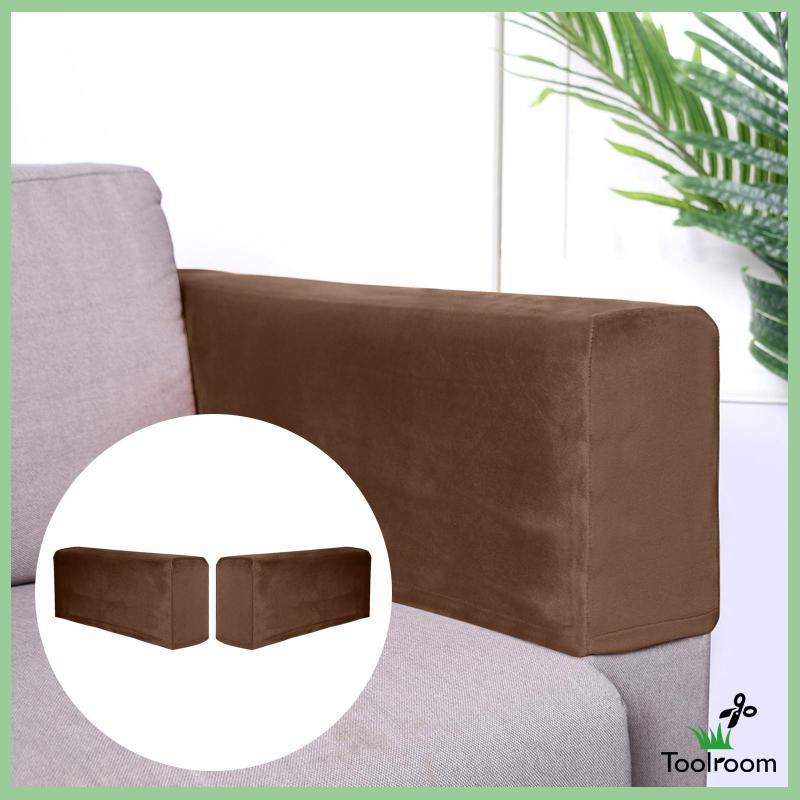 Set 2 Vỏ Bọc Bệ Tỳ Tay Ghế Sofa Chất Liệu Dày Dặn Co Giãn Có Thể Tháo Rời