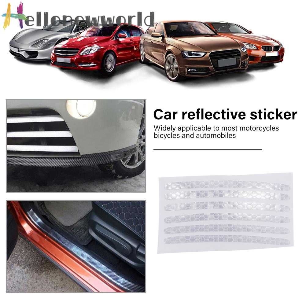 Bộ 24 Miếng Dán Phản Quang Cảnh Báo Cho Bánh Xe Đạp Xe Mô Tô