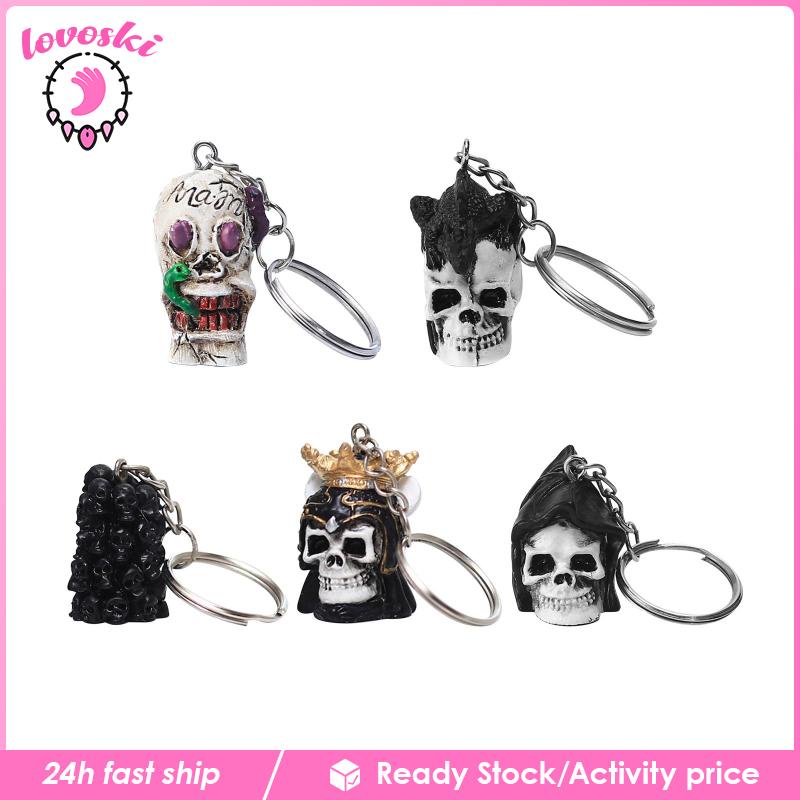 Móc Khóa Hình Đầu Lâu Thời Trang Cho Nam Và Nữ