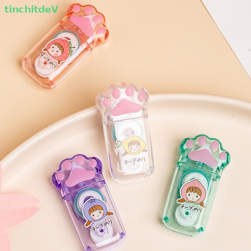 1 Cuộn Băng Keo Hai Mặt Màu Kẹo Dễ Thương Dùng Làm Đồ Thủ Công DIY