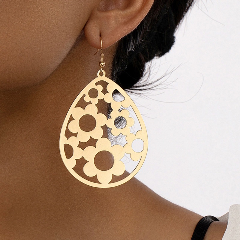 Bông Tai Hình Học Dáng Dài Thời Trang Sang Trọng