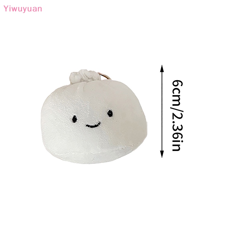 Móc Khóa Búp Bê Nhồi Bông Màu Trắng Dễ Thương Mới
