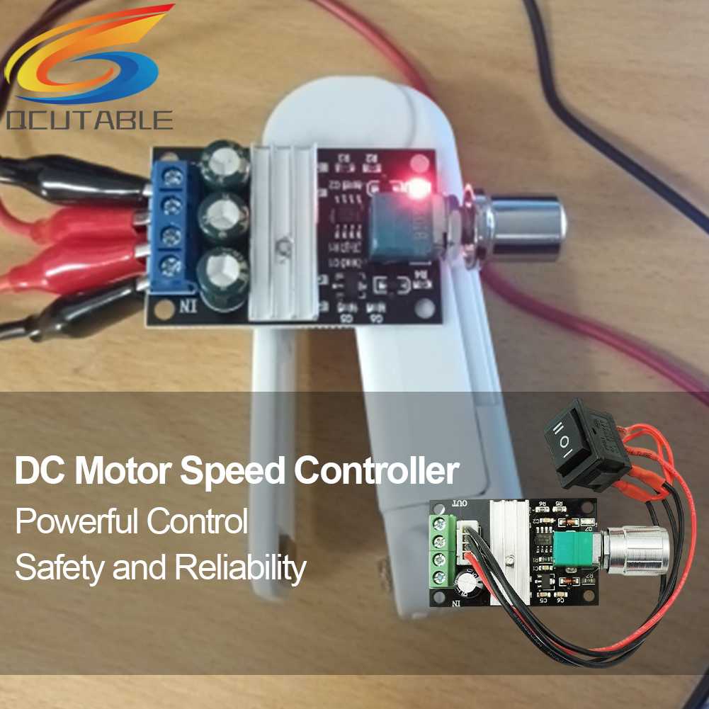 Công Tắc Điều Khiển Tốc Độ Động Cơ DC 6V 12V 24V 28V DC 3A