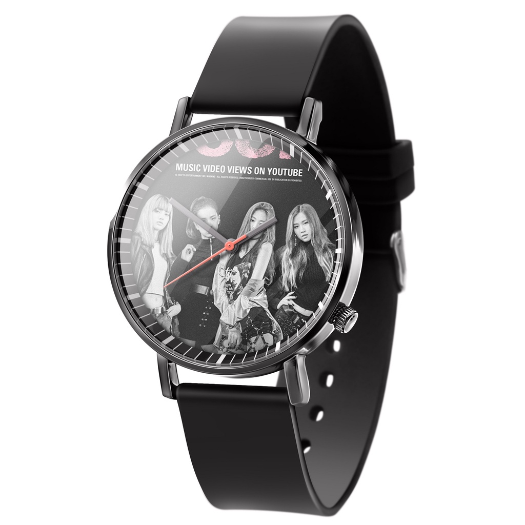Đồng Hồ Thạch Anh k-pop blackpink Với Thiết Kế kim jennie Và lalisa manoban Đẹp Mắt Cho Nam Và Nữ