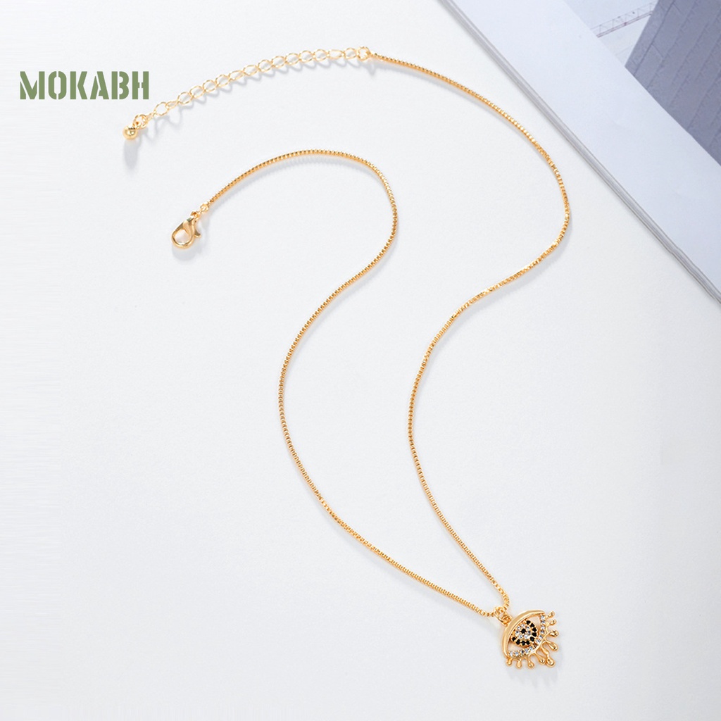 [Mới] Vòng cổ Mặt Đá Zirconia Tinh Tế Sáng Bóng Mạ Điện Chống Phai Màu Trang Sức