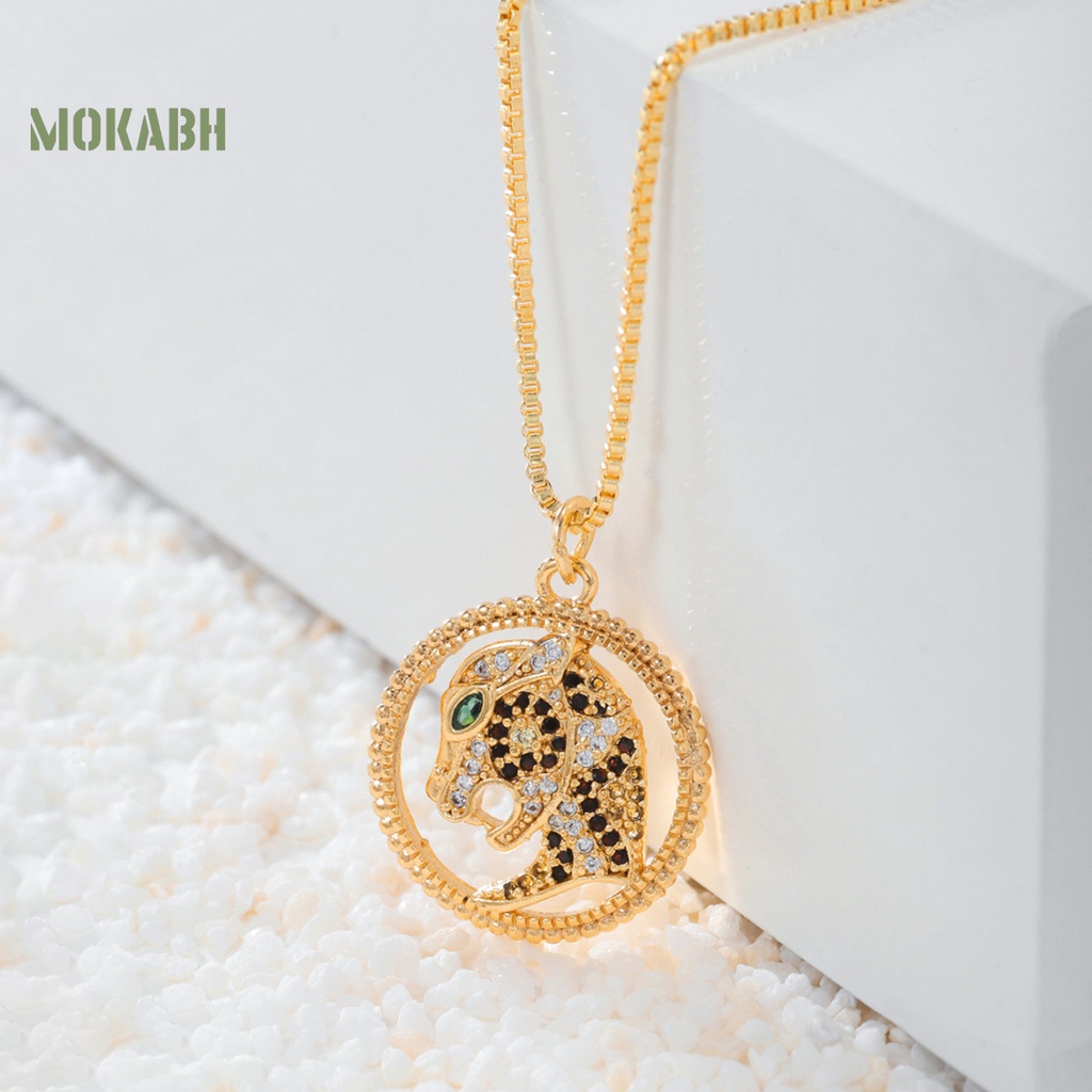 [Mới] Vòng cổ Mặt Đá Zirconia Tinh Tế Sáng Bóng Mạ Điện Chống Phai Màu Trang Sức