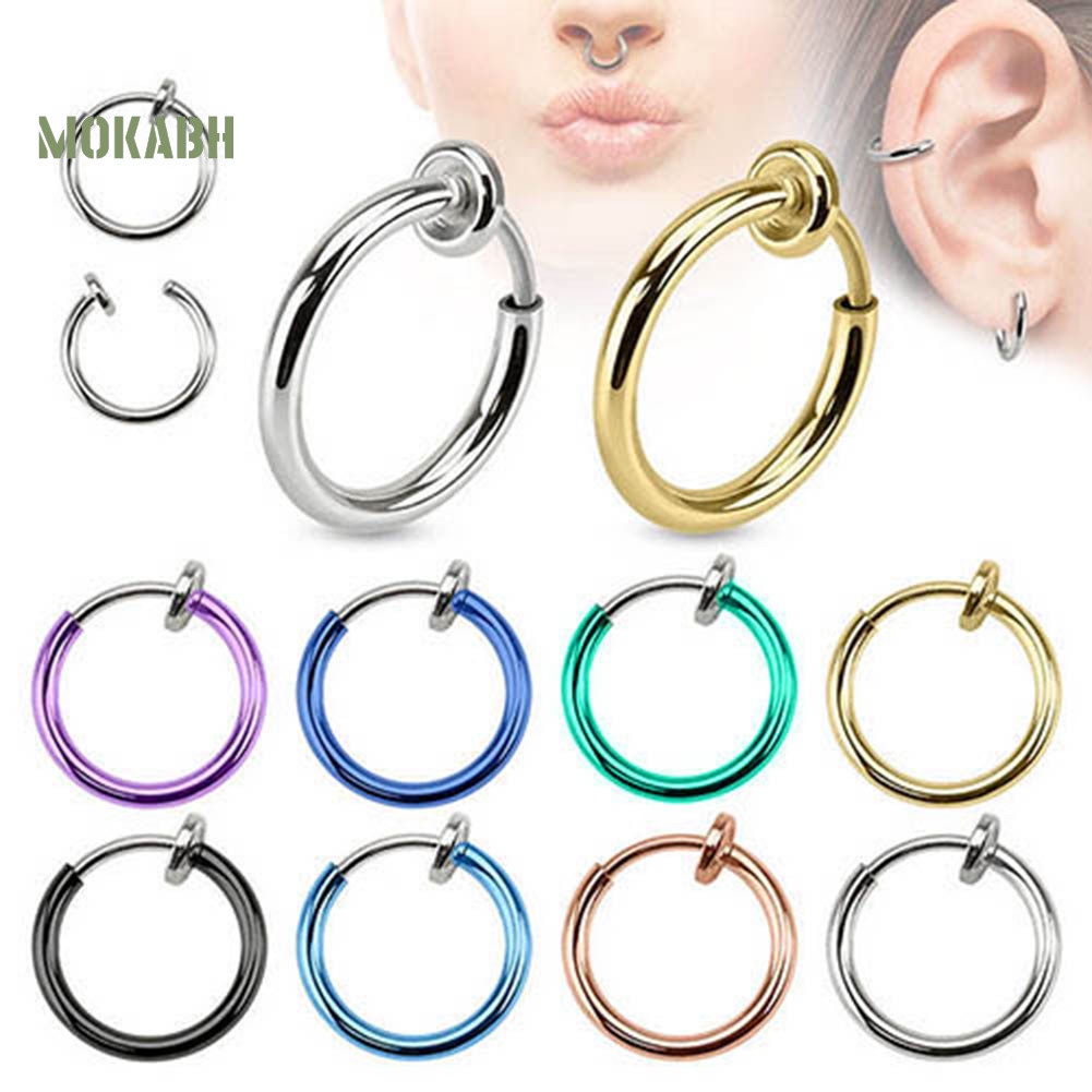 Bộ 2 Khuyên Mũi Không Xỏ Lỗ Thời Trang Mùa Xuân Cho Nam Và Nữ