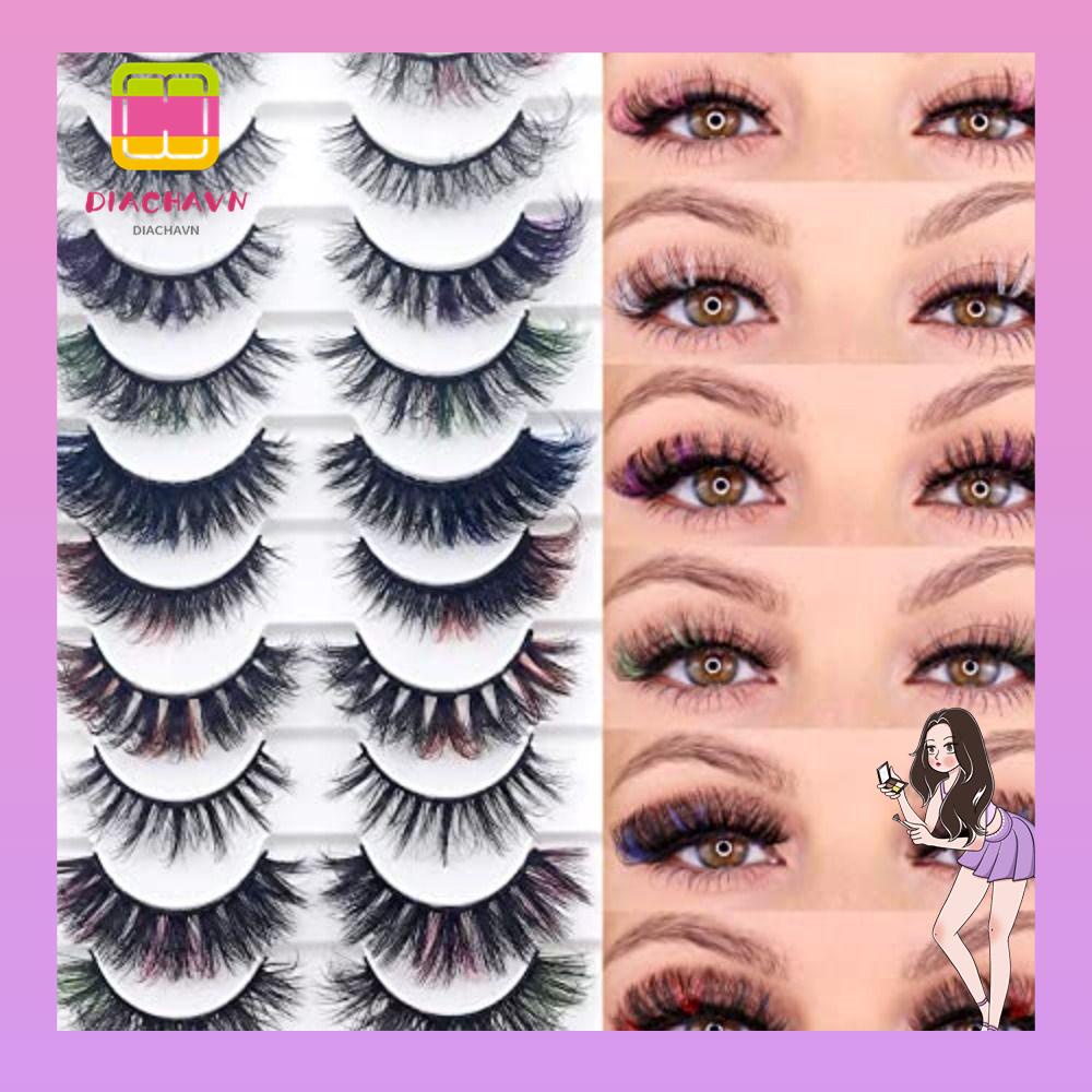 Lông Mi Giả 3D Bằng Lông Chồn Nhân Tạo Dài Và Dày Cho Nữ