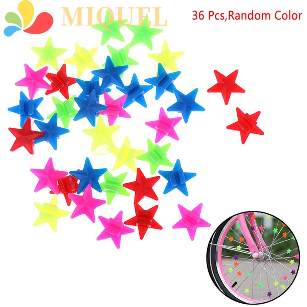 Chuỗi Hạt Nhựa Nhiều Màu Sắc Gắn Căm Xe Đạp Cho Bé