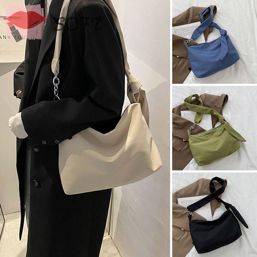 Túi Xách Đeo Vai Màu Trơn Thời Trang Dành Cho Nữ