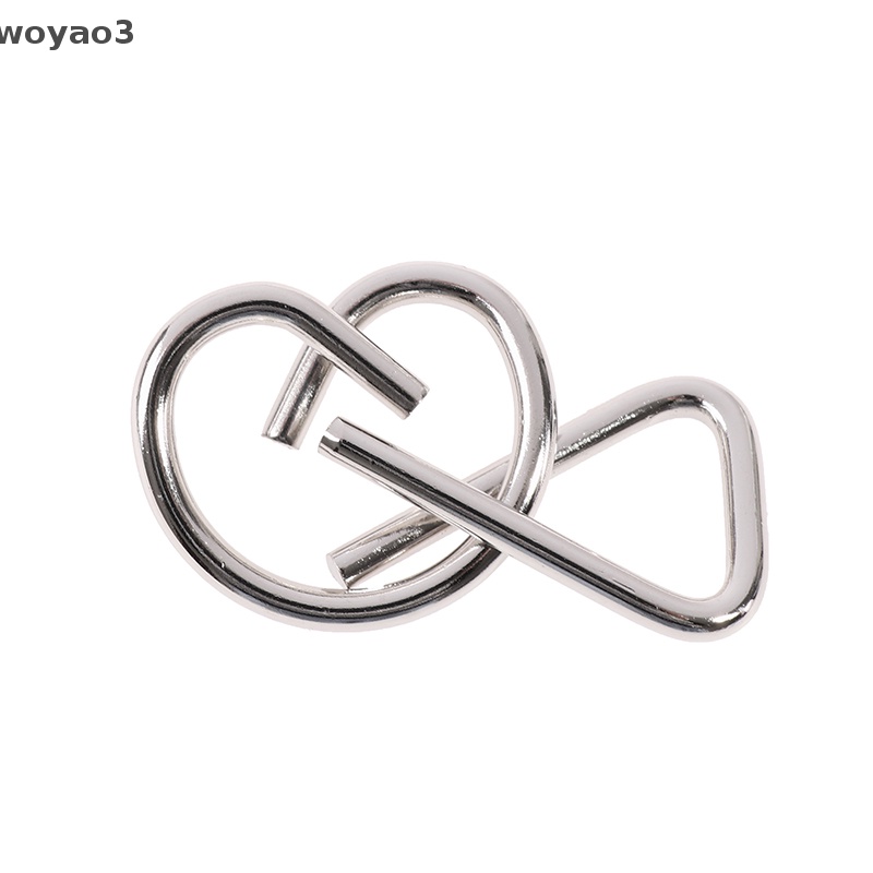 Set 8 Đồ Chơi Lắp Ráp IQ woyao3 Bằng Kim Loại Cho Người Lớn Và Trẻ Em