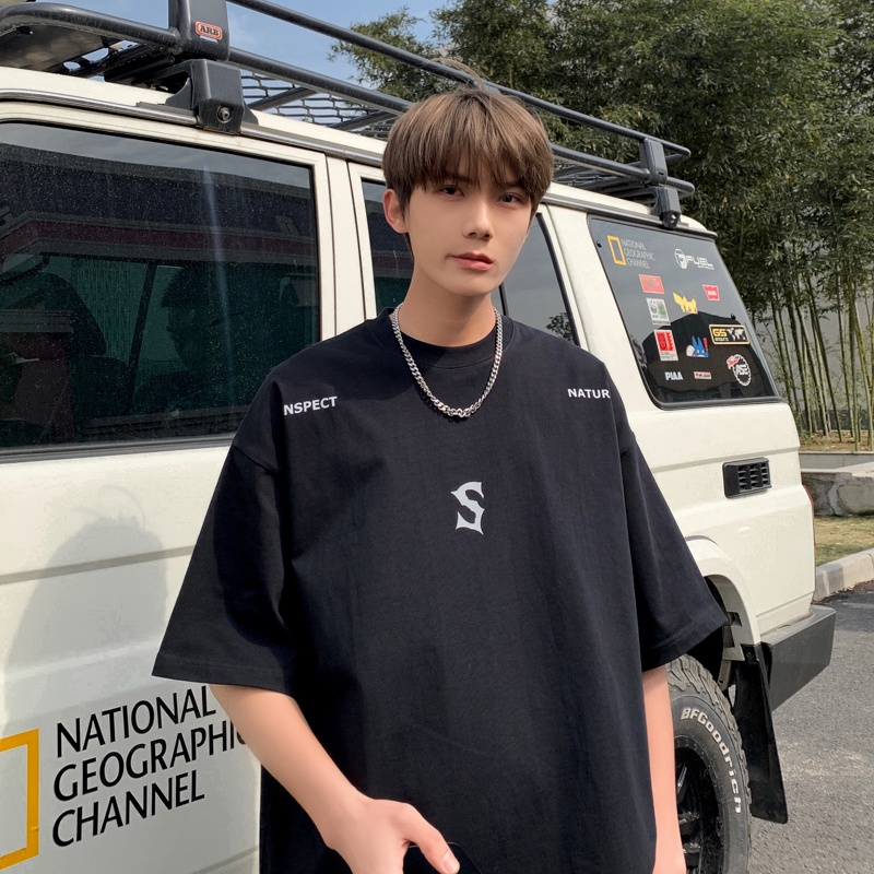 Áo Thun Ngắn Tay Phong Cách Đường Phố Thời Trang Mùa Hè Dành Cho Nam