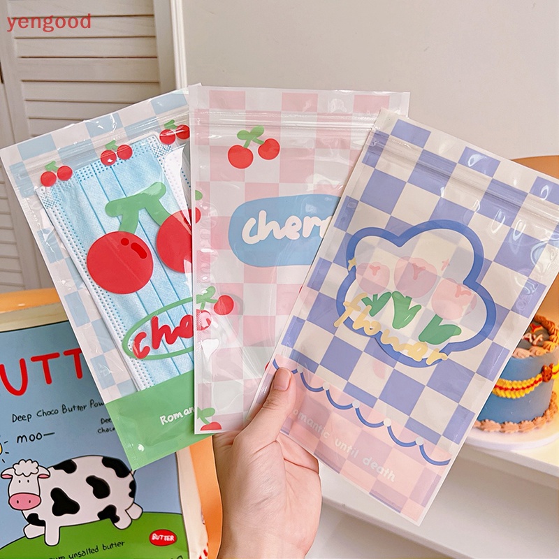 Set 10 Túi Zip Đựng Bánh Kẹo Trang Sức Chống Thấm Nước Có Thể Tái Sử Dụng