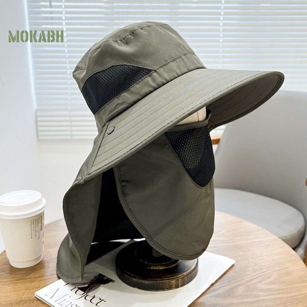 Mũ Tai Bèo Có Dây Cố Định Bảo Vệ Toàn Diện Chống Trượt Thoáng Khí