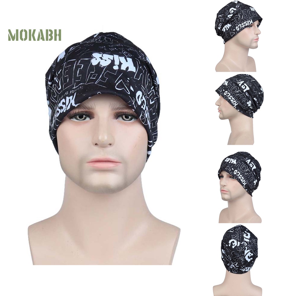 [Mok Abh] Mũ Beanie Thoáng Khí Thấm Hút Mồ Hôi Thân Thiện Với Da Co Giãn Tốt Bảo Vệ Da Khi Chạy Bộ Dành Cho Nam Nữ